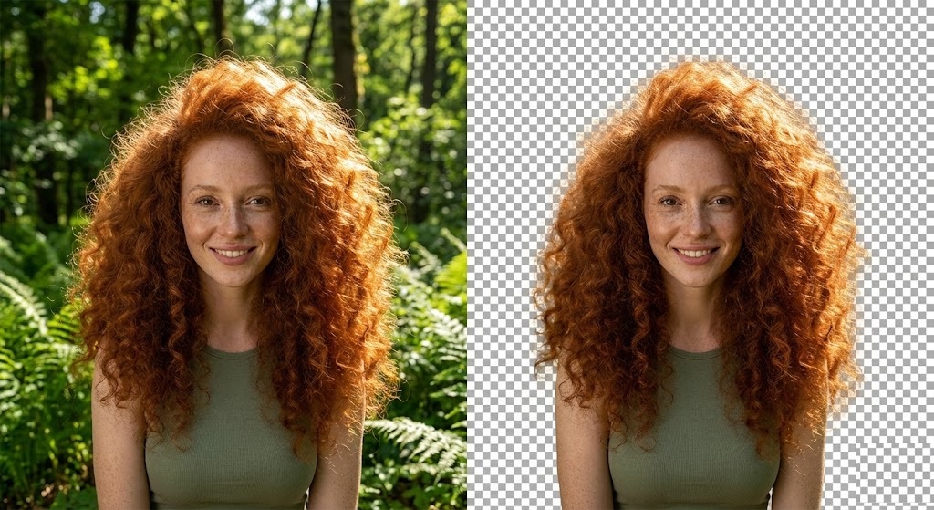 How to remove background from hair without losing detail using rmvbg.net