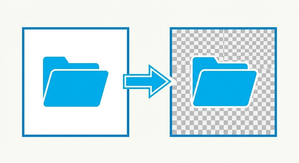 How to remove white background from image to create transparent icons.